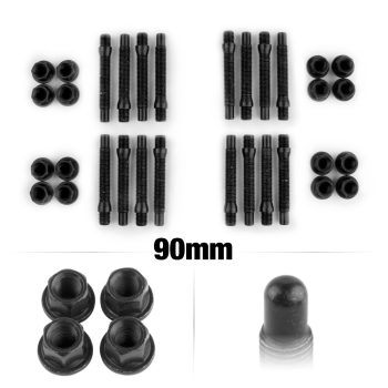 90mm M12 Bullet 4 Lug Black