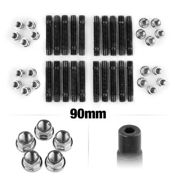 90mm M14 Hex 5 Lug Silver